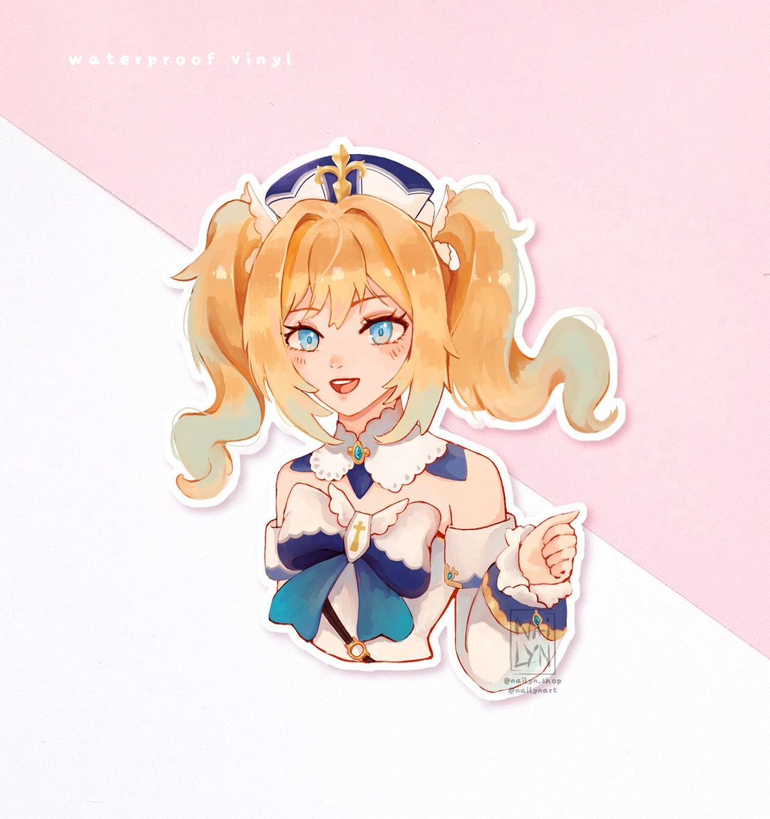 Barbara Genshin Impact Sticker - Waterproof Vinyl Decal - Etsy UK