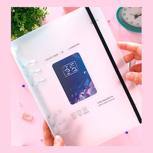 A5 Deco Pocket Binder Cover / Photocard Binder Kpop | 6 Ring