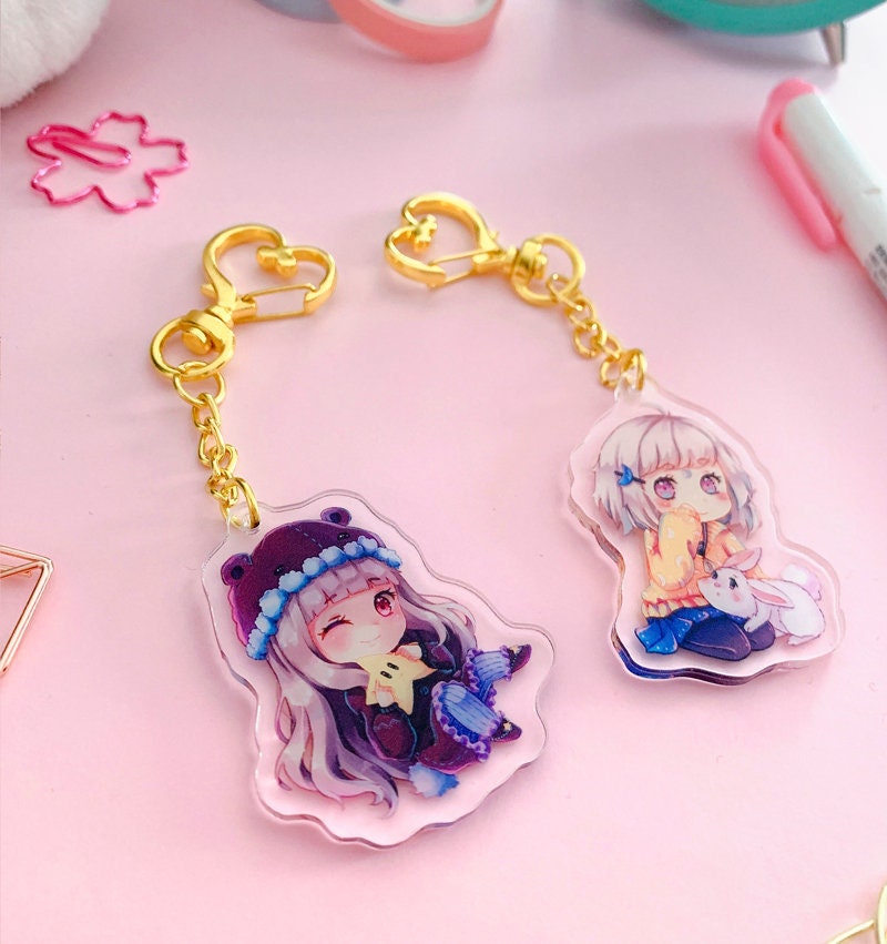 Anime acrylic keychain LITTLE STARS acrylic charm Etsy