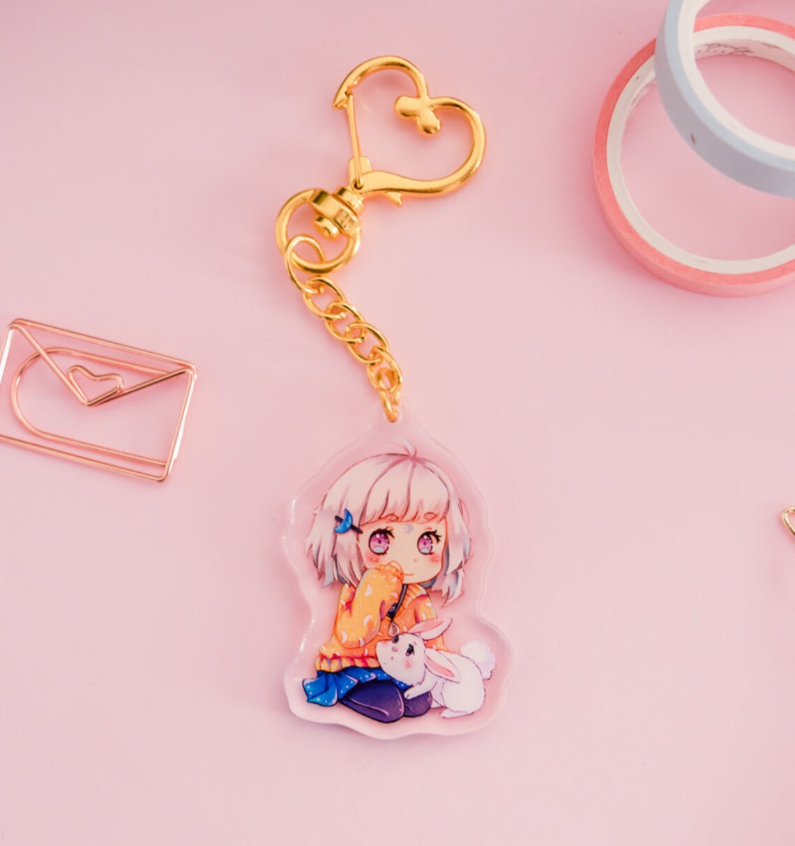 Anime Acrylic Keychain LITTLE STARS Acrylic Charm - Etsy New Zealand