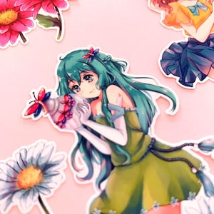 Original High Quality Vinyl Sticker - Flower Girls