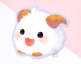 Original High Quality Vinyl Sticker - Poro - League of Legends // LoL