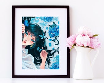 Fine Art Print “INARI BLUE”, Giclee Print