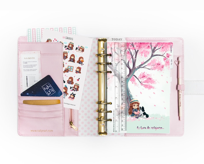 A5 Leather Personal Planner Planner Binder Naibook Planner Etsy