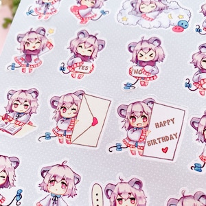 Nova - Foglio adesivo Kawaii