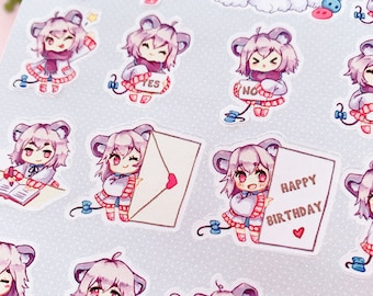 Nova - Kawaii Sticker Sheet
