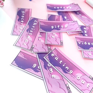 Cash envelop labels / Aanpasbare Labels / Cash Envelope System / Organisatie Labels - Originele Hoge Kwaliteit Vinyl Sticker