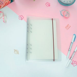 A6 A5 TRANSLUCENT BINDER / Photocard Binder Kpop | 6 Ring