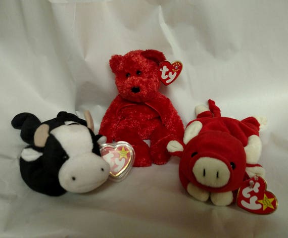 ty beanie baby cow