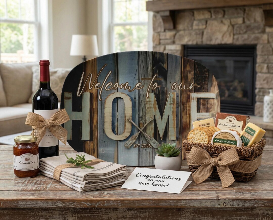 Welcome to Our Home Personalized Platter – Custom Housewarming Gift ...