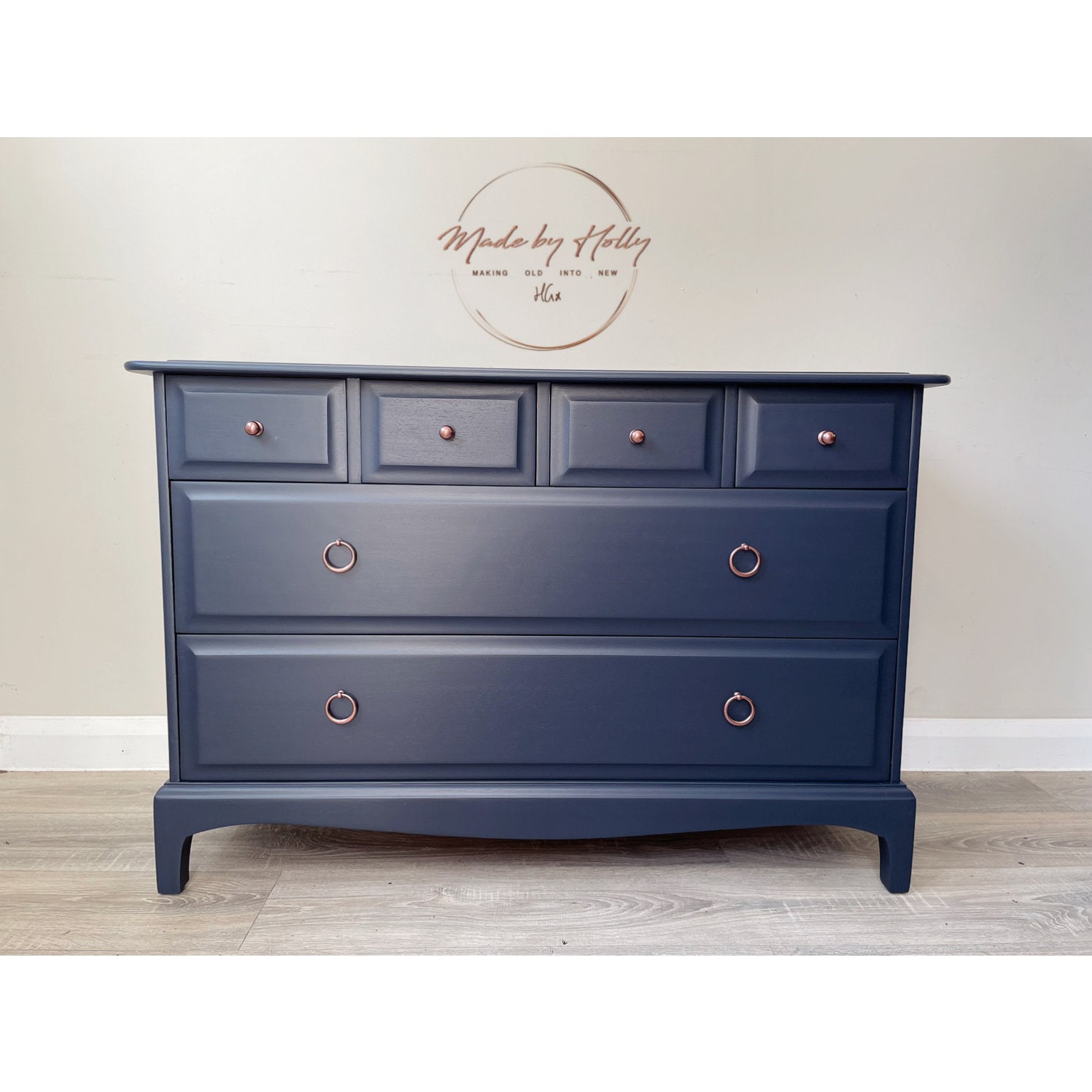 Navy Blue Dresser Etsy UK