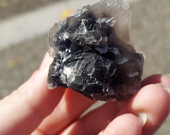 Raw Purple Fluorite