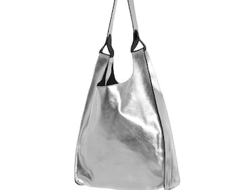 ショルダーバッグ・ポシェット [MATINKIM]big coating tote bag in dark silver 09asdyns95.jpg?v=1752571044