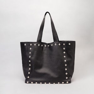 On Purpose Studded Leather Tote