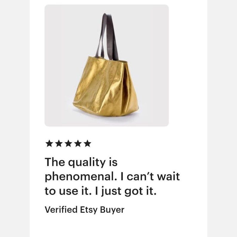 Bolso tote extragrande, bolso tote de cuero metalizado bronce hecho a mano de gran tamaño, bolso de hombro suave. imagen 14