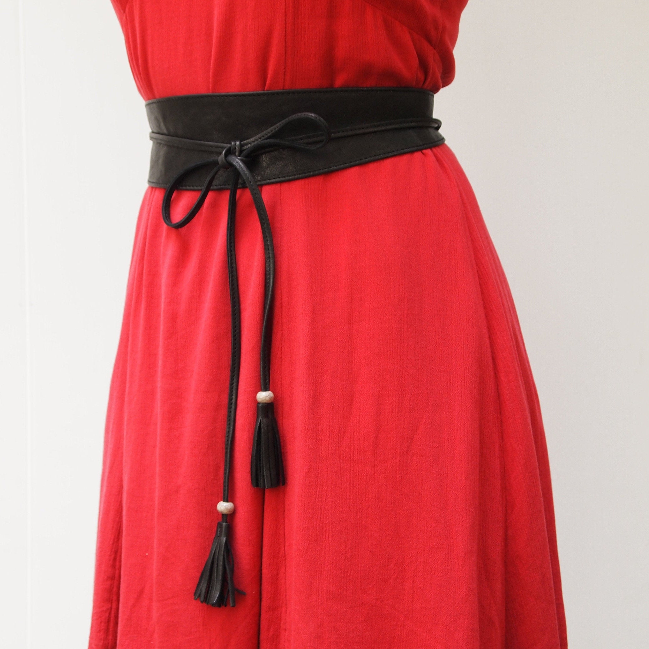 black sash belt for dress