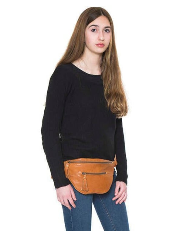 Fanny Pack Utility Belt In Brown Leather Hip Bag