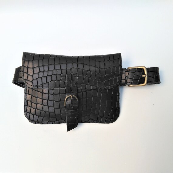 etsy leather fanny pack