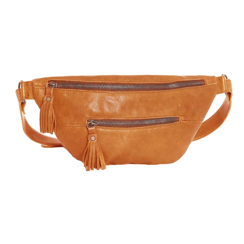 travel hip bag leather waist bag boho fanny pack Leather fanny pack brown festival belt women belt bag leather utility belt