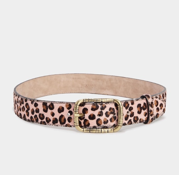 Leopard Print Belt Handmade, Animal Print Belt, Fur Belt for Leopard Print Belt Handmade, Animal Print Belt, Fur Belt for