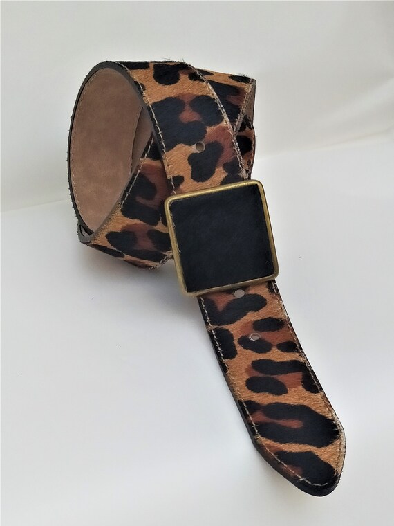 Animal Print Belt Leopard Belt With 