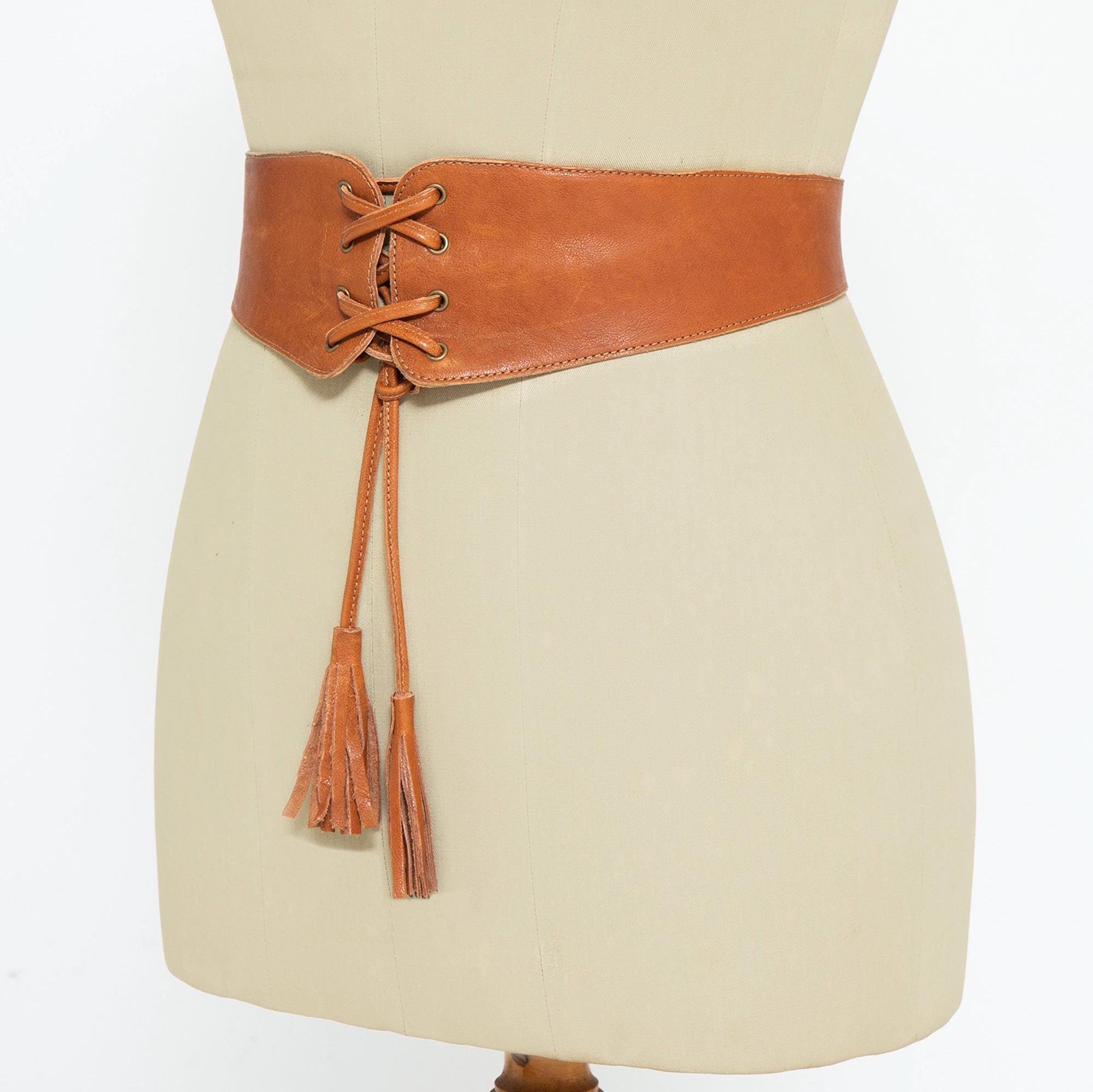 小物 hyke DOESKIN CORSET BELT size1 HYKE DOESKIN CORSET BELT Belt Polyester Black Women's 17428