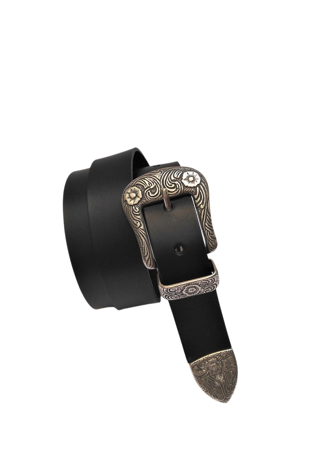 Womens Western Belt, Black Western Belt, Boho Western Belt, Leather