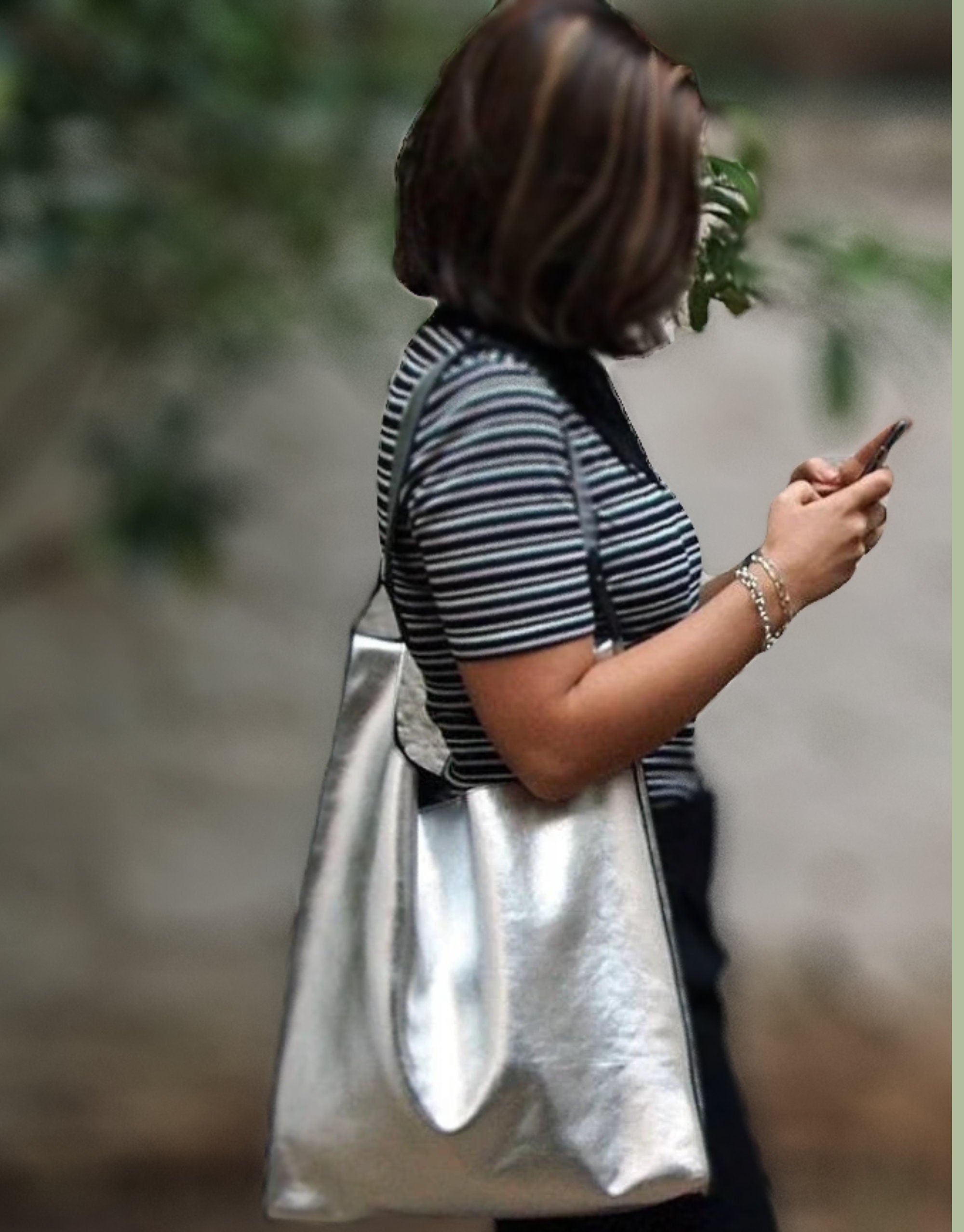 バッグ HAND-DYED MADRAS GOAT LEATHER SHOPPER Original Hand-Dyed Madras Goat Leather Shopper | Dresswell
