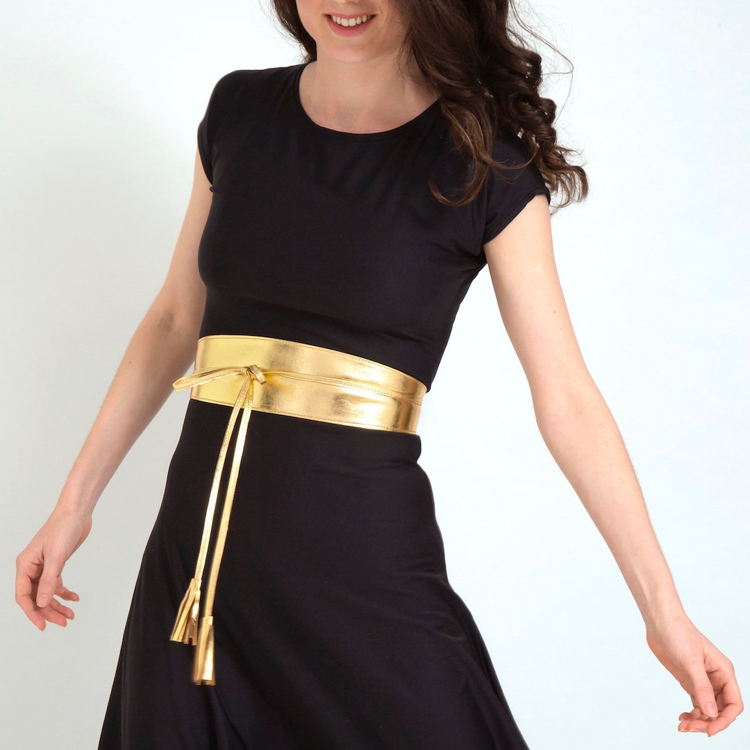 Ceinture large top avec lacet