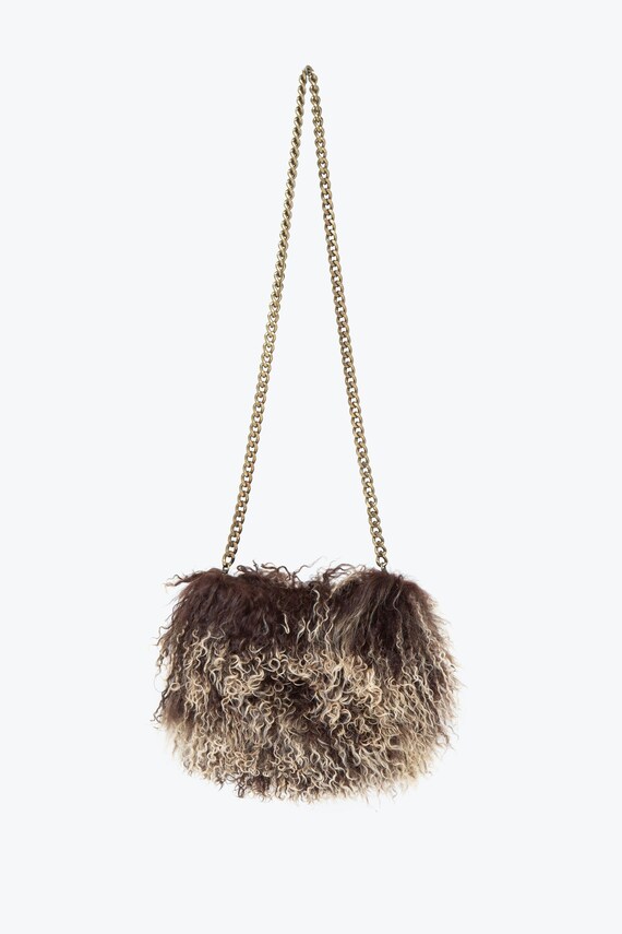 fluffy fur bag