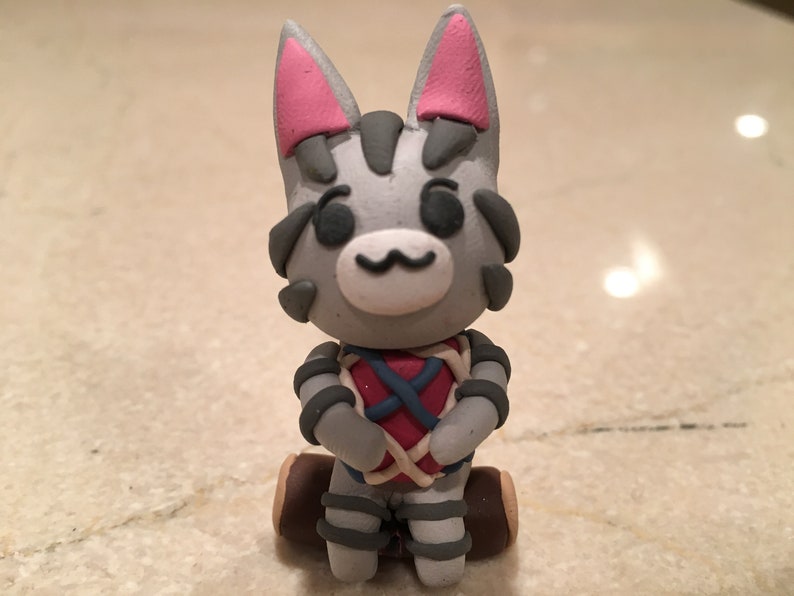 clay animal crossing figures