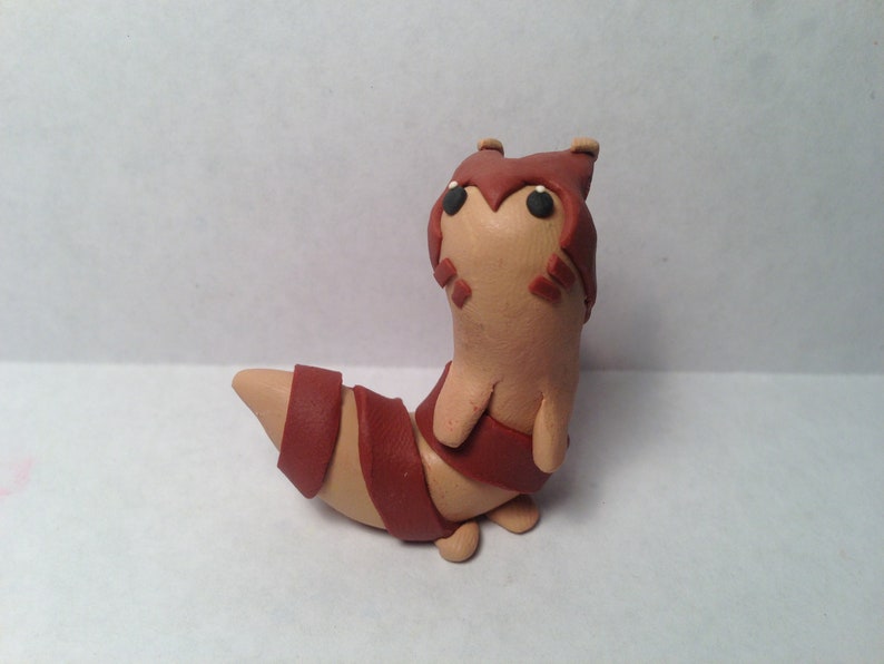 Pokémon figures polymer clay piplup oshawott furret clay | Etsy