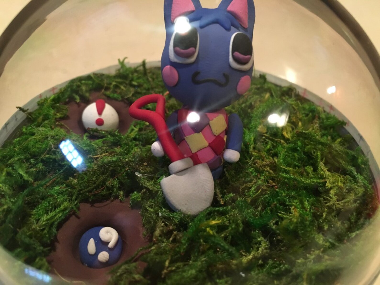 Rosie Animal Crossing Terrarium Fossil Pitfall Seed Etsy