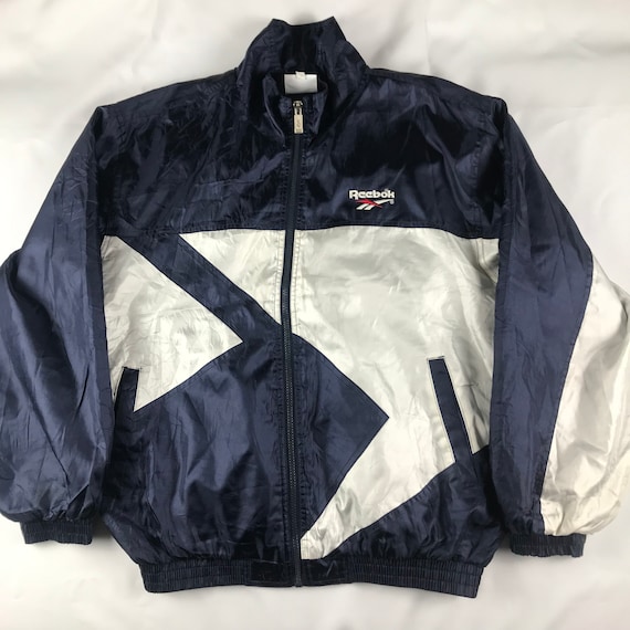 vintage reebok windbreaker jacket