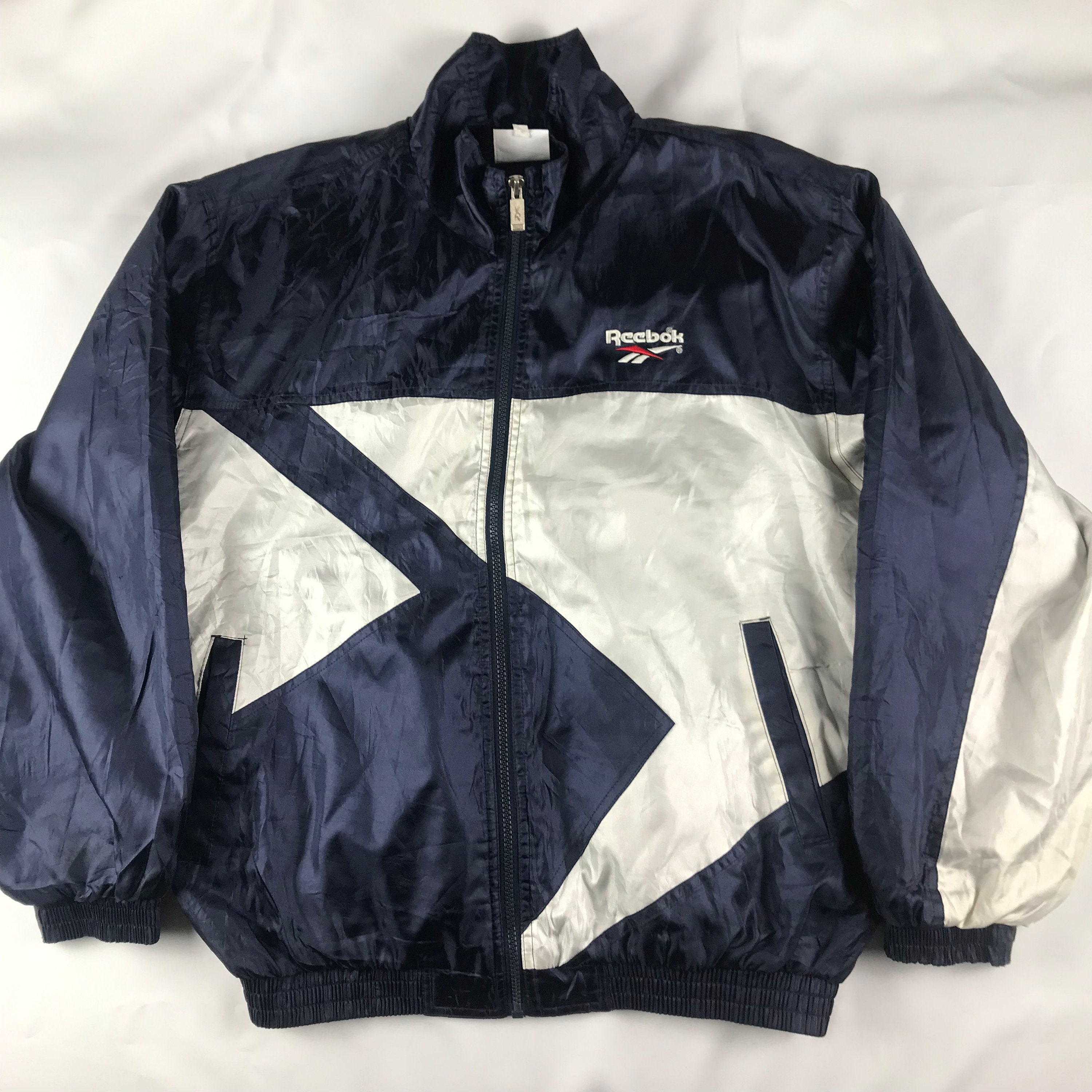 Vintage Reebok Windbreaker Jacket Size 