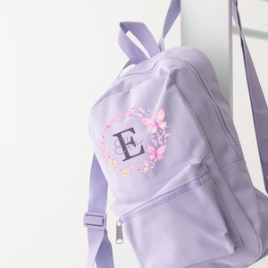 Sac à dos papillon personnalisé pour filles Rentrée scolaire, crèche, cartable, école de jeux Stone Girly
