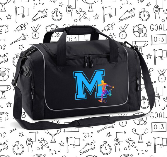 Personalised Initial Football Footballer Team Holdall locker Bag Stylish Fashionable and Unique Soccer Player Football Team Etsy Canada