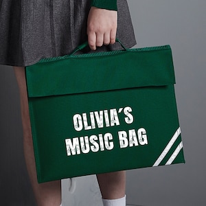 Cartable junior personnalisé, sac à musique - sac à musique, toutes vos notes de musique et feuilles de musique dans un sac élégant, idéal pour les adultes ou l'école