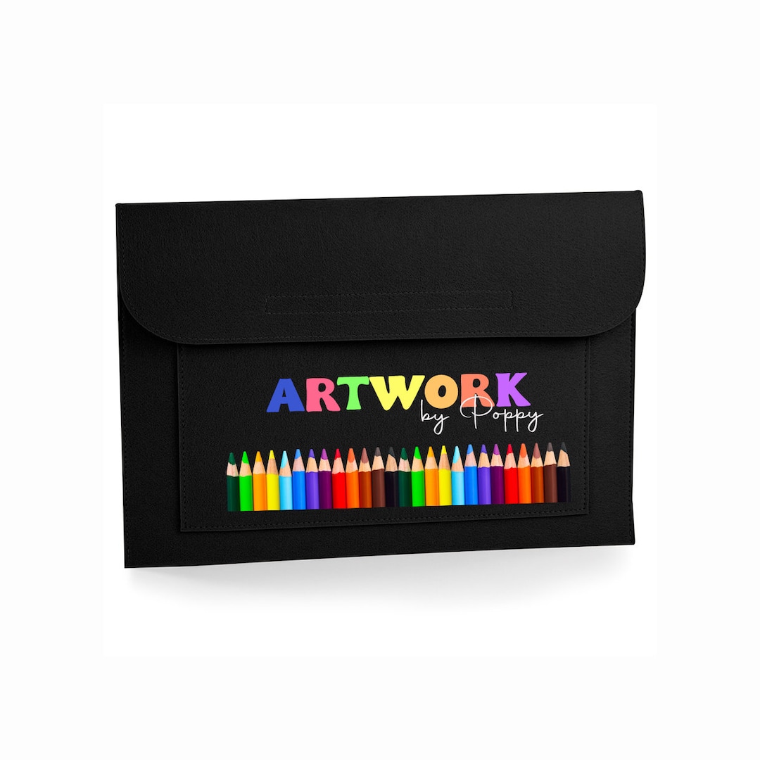 Personalised Artwork Folder - Kids Artwork Display File - Children's ...