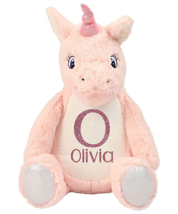 Pink unicorn on sale teddy bear