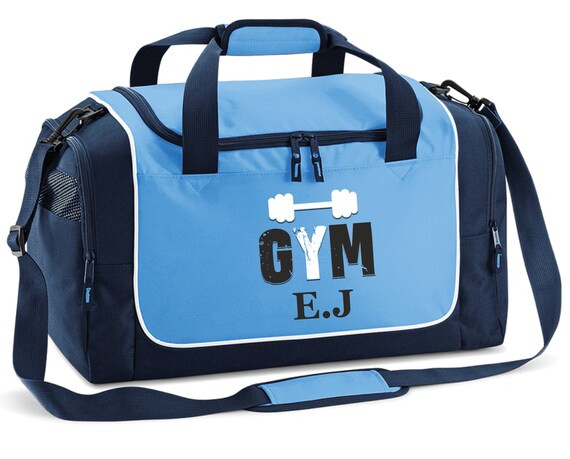 Personalised Initial Gym Bag for All Fitness Holdall locker Bag Stylish Fashionable and Unique Keep Fit Fitness GYM Etsy