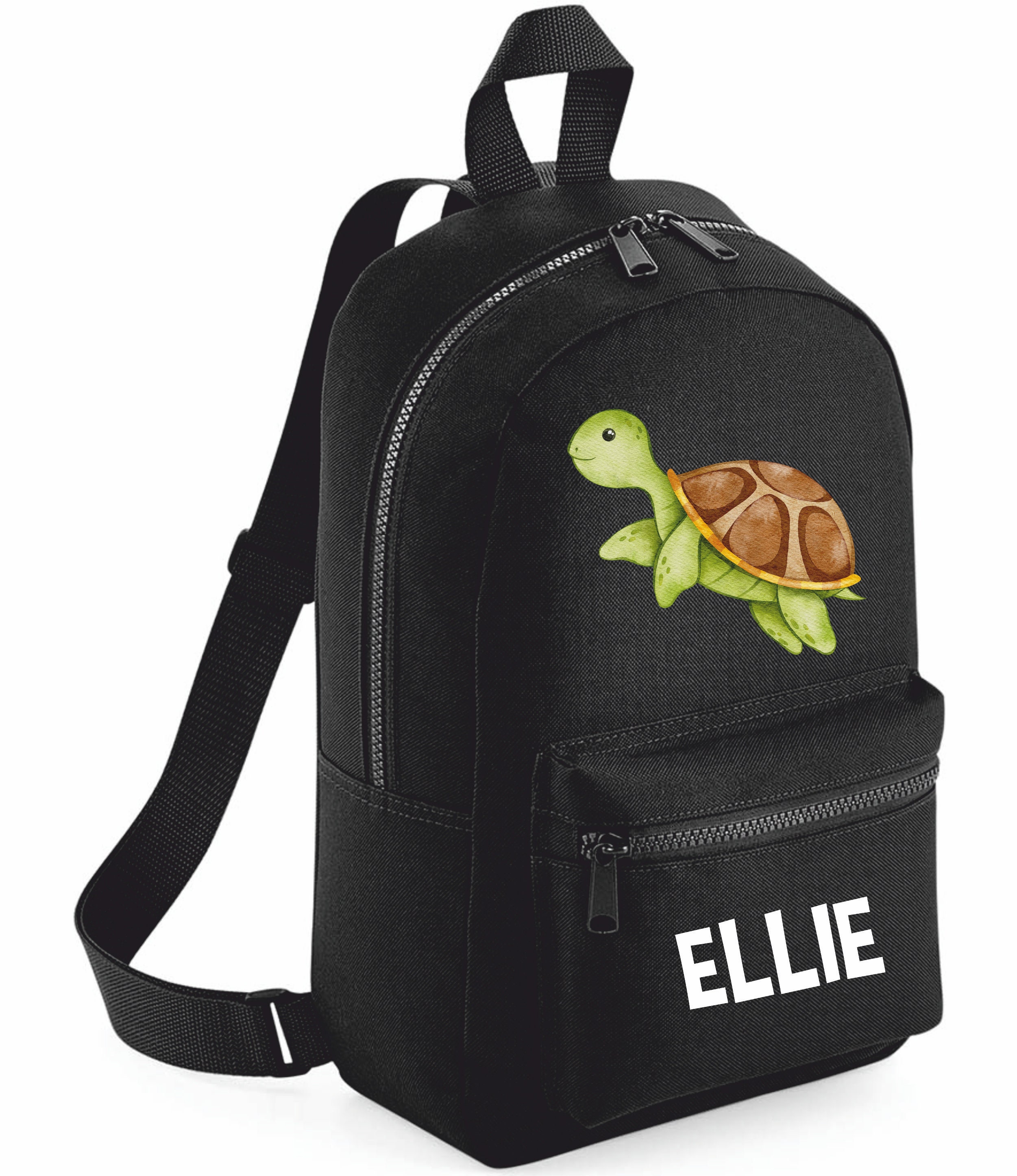 Personalised Turtle Backpack Rucksack Back to School, Nursery, School ...