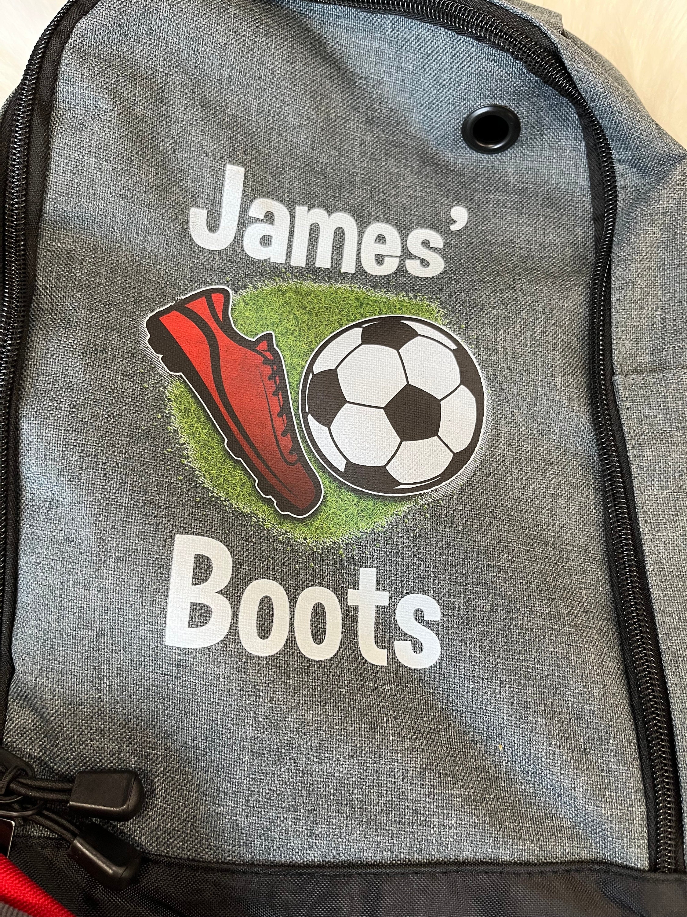 Personalised Football Boot Bag Football Boots Footballer Soccer Bag Muddy Boots Sports Shoe Bag 2 Etsy