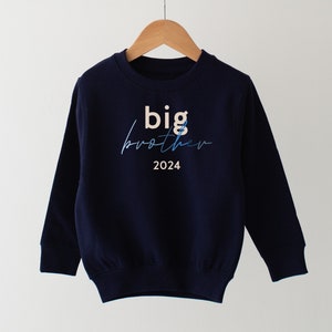 Gepersonaliseerde Big Brother-sweater - Big Brother-T-shirt - Big Bro-hoody - Big Brother-cadeaus
