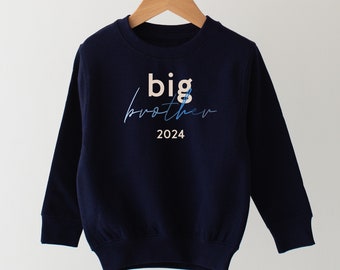 Personalised Big Brother Sweatshirt - Big Brother T-shirt - Big Bro Hoodie - Big Brother Gifts