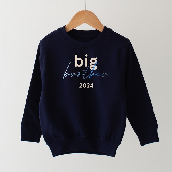 Personalisiertes Big Brother Sweatshirt - Big Brother T-shirt - Big Bro Hoodie - Big Brother Geschenke