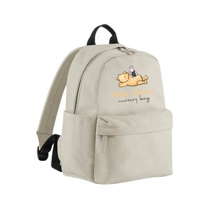 Sac à dos Winnie classique personnalisé, sac à dos, sac de chambre d'enfant, sac d'école, sac de sport, poche latérale, pochette pour biberon, sac pour bébé, nombreuses couleurs