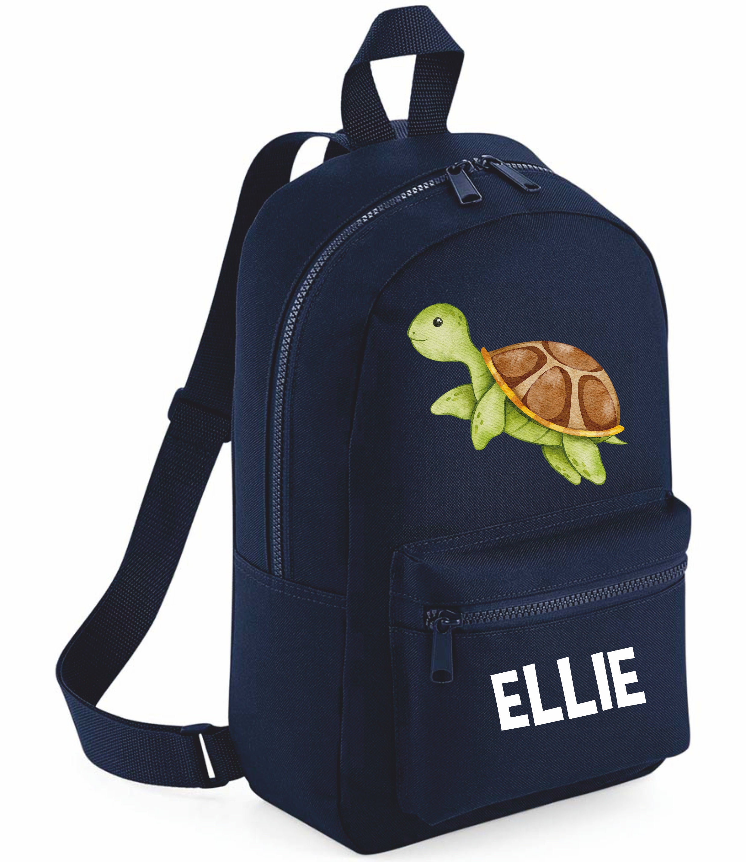 Sac à Dos Enfant Thème Tortue De Mer Avec Trousse - Cartable École, Voyage - 29.4x20x40cm