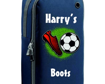 Personalised Football boot bag, football boots, footballer, soccer, bag, muddy boots, sports shoe bag 2