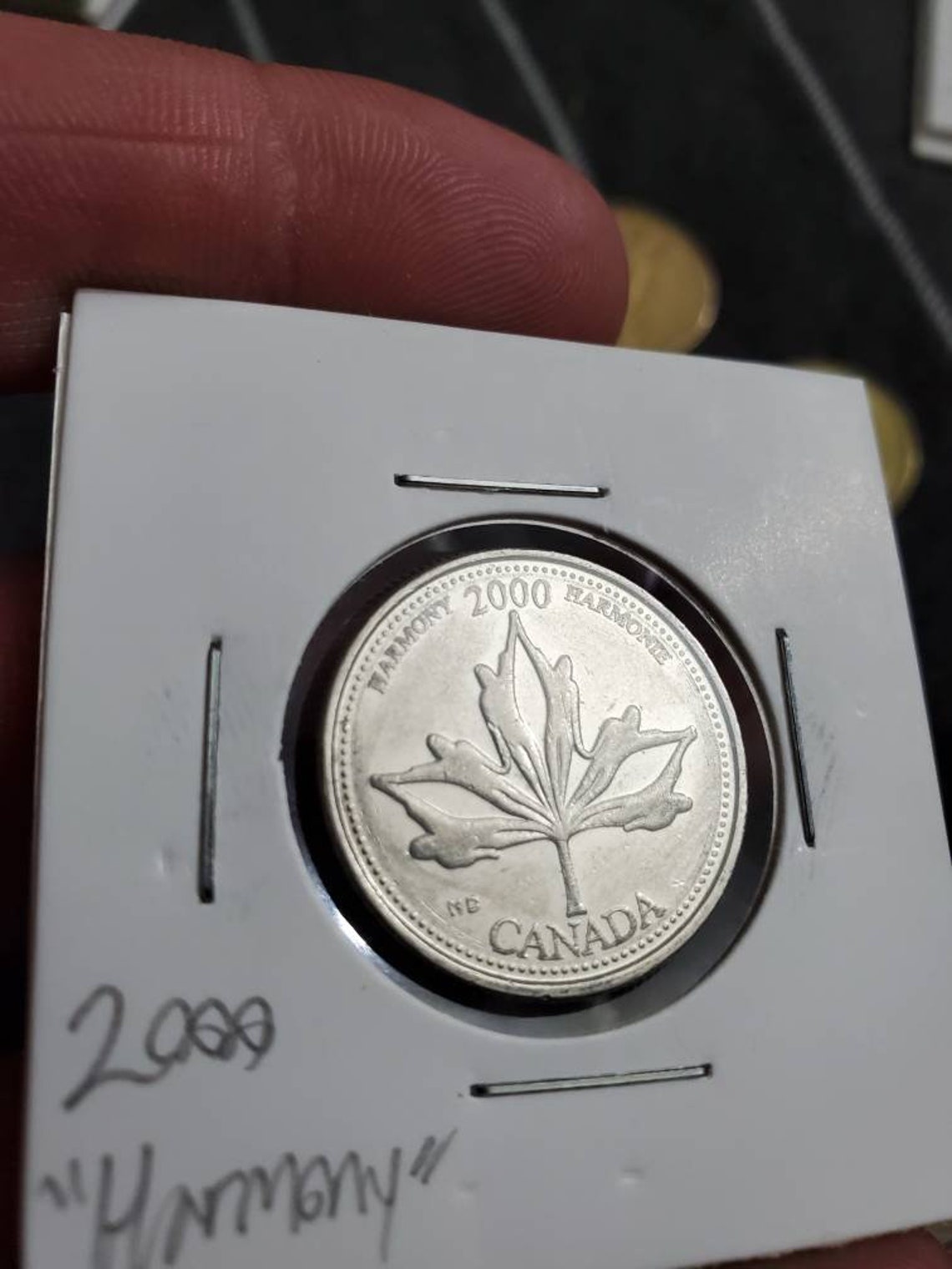 Canadian 25 cent coin 2000 Harmony edition/mintage | Etsy